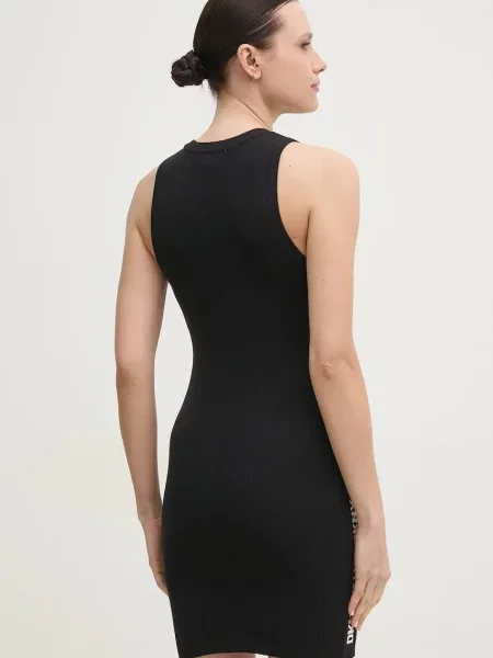 Dkny rochie mini mulata negru