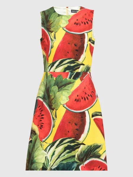 Платье Dolce&gabbana с принтом
