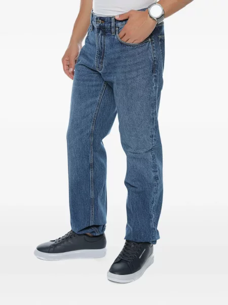 Farmerek Emporio Armani autogrammal kék
