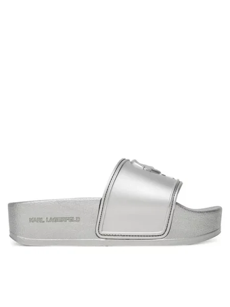 Natikači KARL LAGERFELD Kondo Maxi srebrna
