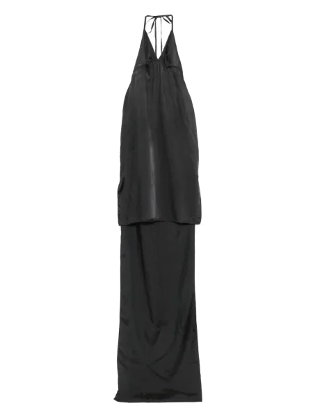 Rochie maxi Federico Cina de costum gri