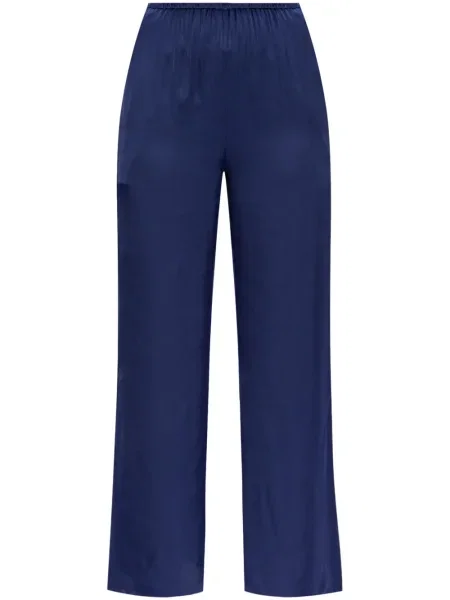 Pantaloni Dvf Diane Von Furstenberg albastru