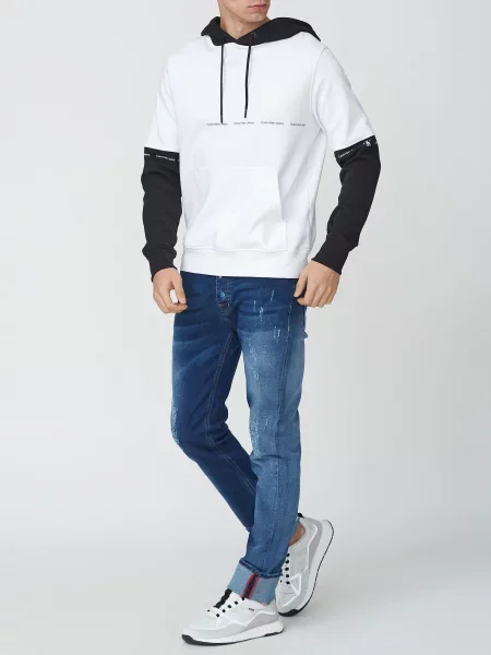 Толстовка Calvin Klein Jeans белая