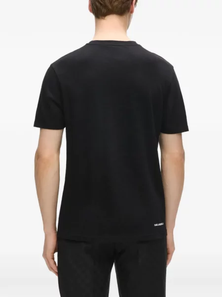 Tricou Karl Lagerfeld de lână negru