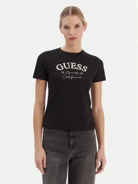Guess T-Shirt czarny