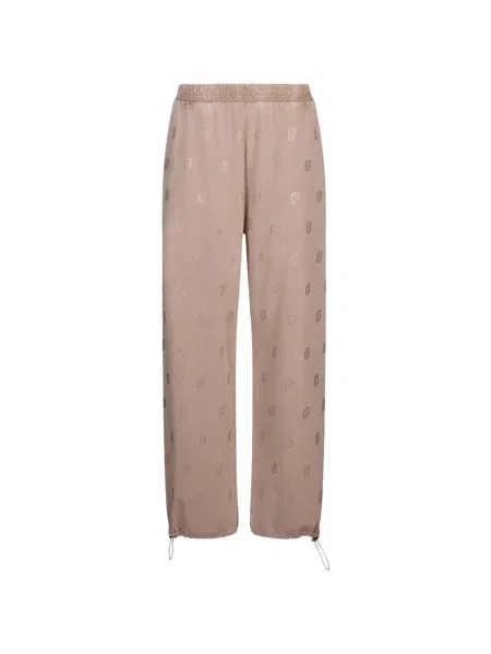 Pantaloni Liu Jo din jerseu bej