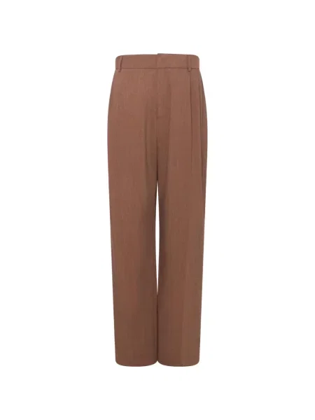 Pantaloni Impossible Love cu autograf maro