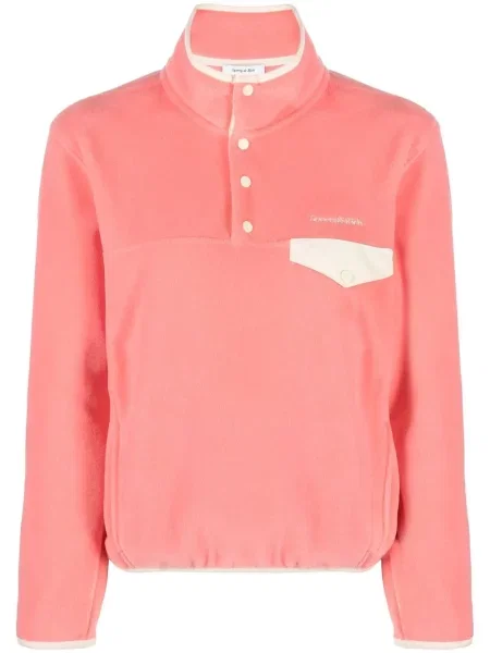 Pulover Sporty & Rich lung roz