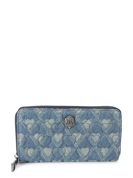 Kurt Geiger London portfel Kensington niebieski
