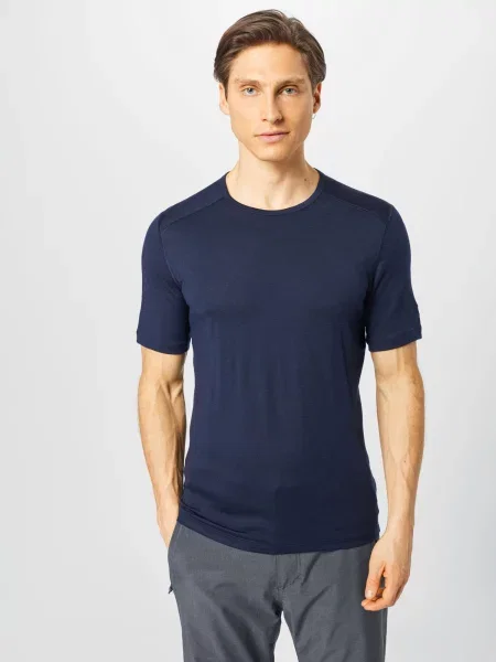 Icebreaker Tricou de lână marin albastru
