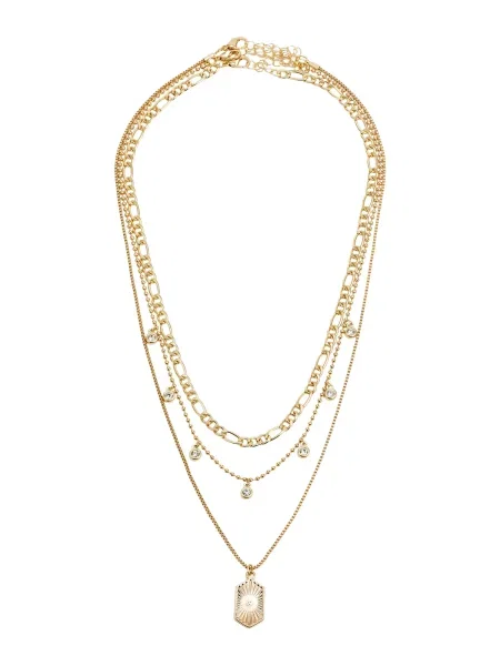 Palton Pieces transparente auriu