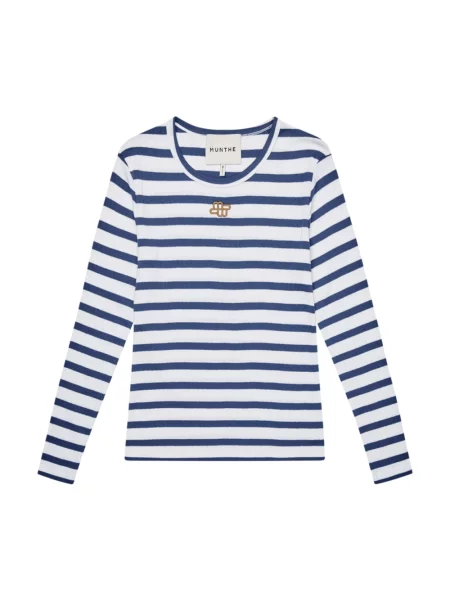 MUNTHE longsleeve POTE niebieski