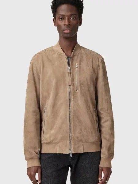 Bomber bunda Allsaints béžová