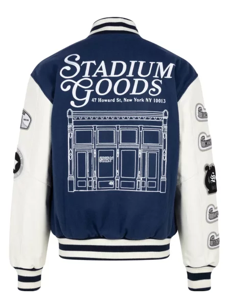 Vlněná bunda Stadium Goods modrá