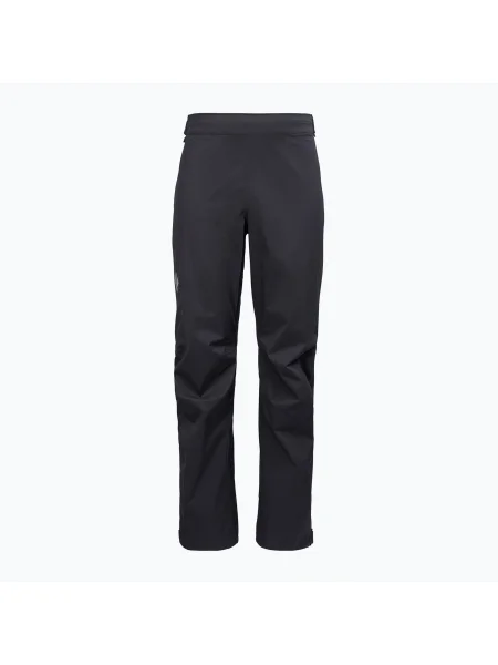 Pantaloni de ploaie pentru bărbați Black Diamond Fineline Stretch FZ negru