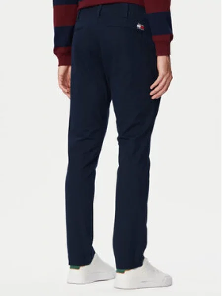 Tommy Jeans Chino hlače Mornarsko modra