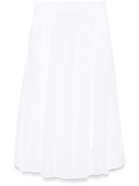 Fustă midi Peserico până la genunchi alb