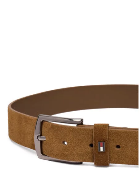 Tommy Hilfiger Diržas Denton Suede ruda