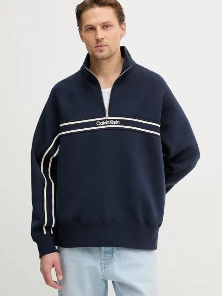 Pulover Calvin Klein Jeans modra