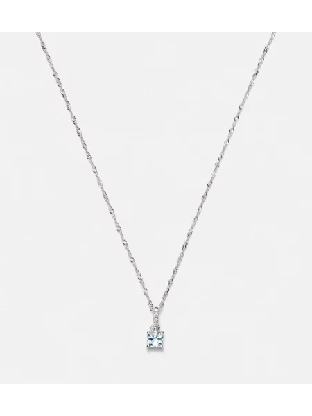Colier Stone And Strand cu strasuri alb