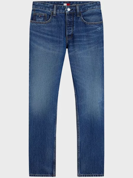 Зауженные джинсы Tommy Jeans синий