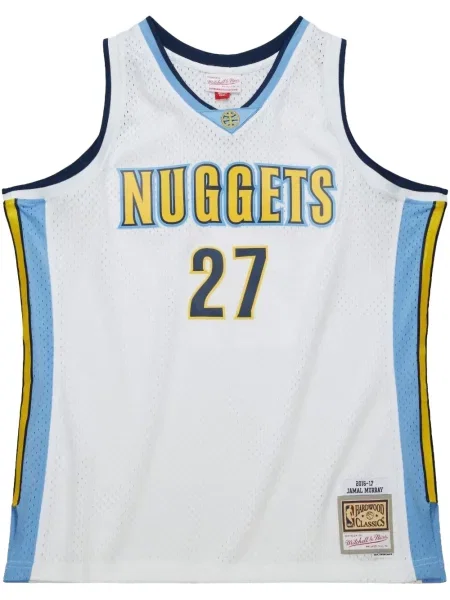 Cămașă Mitchell & Ness din jerseu alb