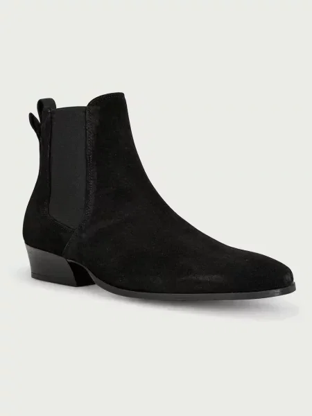 Gant боти челси дамски от велур Bassotte черно