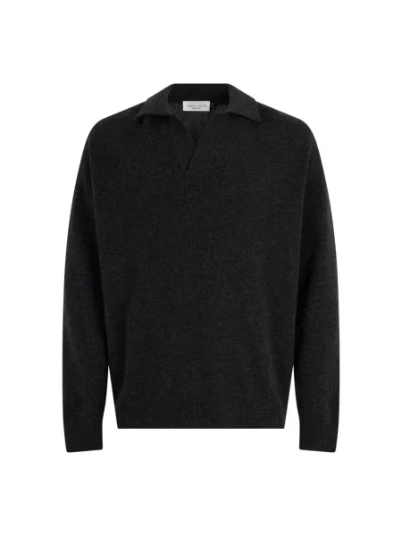 Sweter Roberto Collina wełniany szary