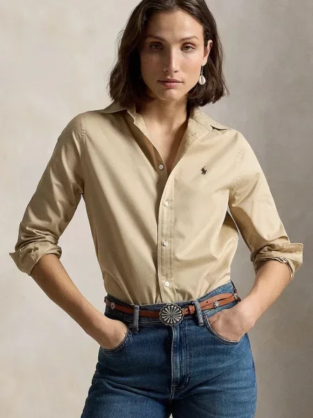 Polo Ralph Lauren cămașă pentru femei din bej