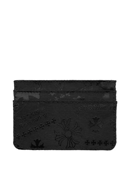 Портмоне Chrome Hearts със сърца черно