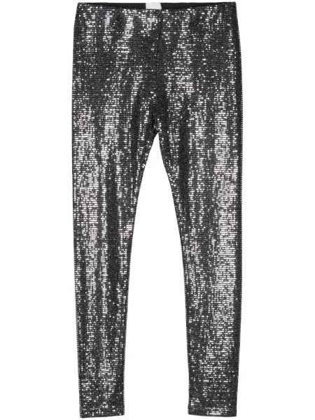 Legginsy Isabel Marant z cekinami czarne