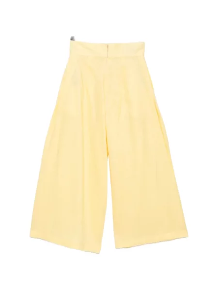 Pantaloni culottes Bambah de in galben