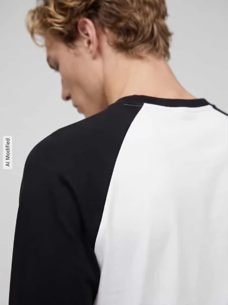 Bluzka z długim rękawem o kroju relaxed fit z czystej bawełny model HEATON' Only & Sons biała