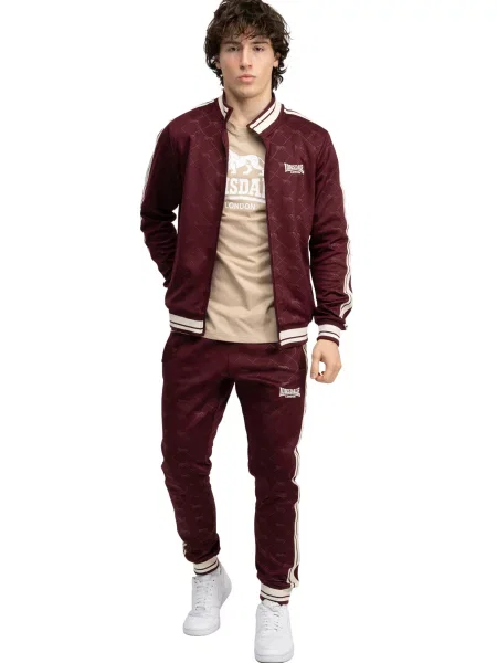 Спортивний костюм Lonsdale Ashwell поліестер/еластан червоний