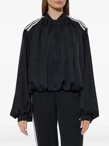 Top Adidas din satin alergare negru