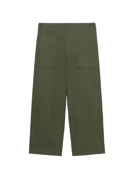 Cu centură pantaloni Comme Des Garçons Homme verde