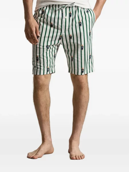 Gulerat pulover Polo Ralph Lauren cu autograf alergare verde