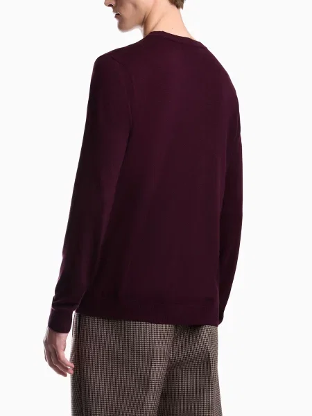 Джемпер Emporio Armani шовк фіолетовий