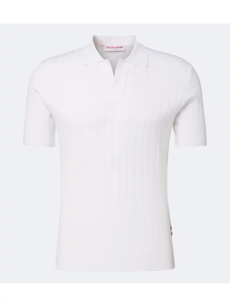 Tricou polo Orlebar Brown alb