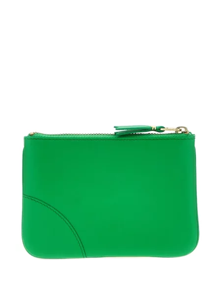 Portofel Comme Des Garçons Wallet din piele verde