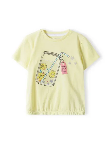 MINOTI Tricou / galben / roz albastru