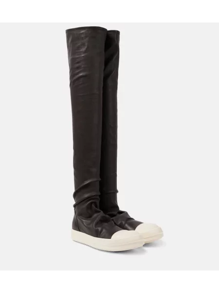 Ciorapi Rick Owens din piele gri