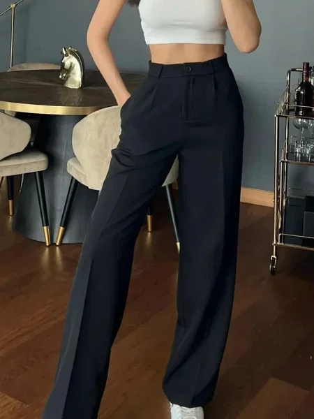 Pantaloni Dewberry negru