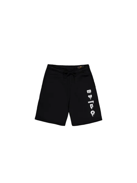 Šortky Alpha Industries Freedom Jogger balck bílé