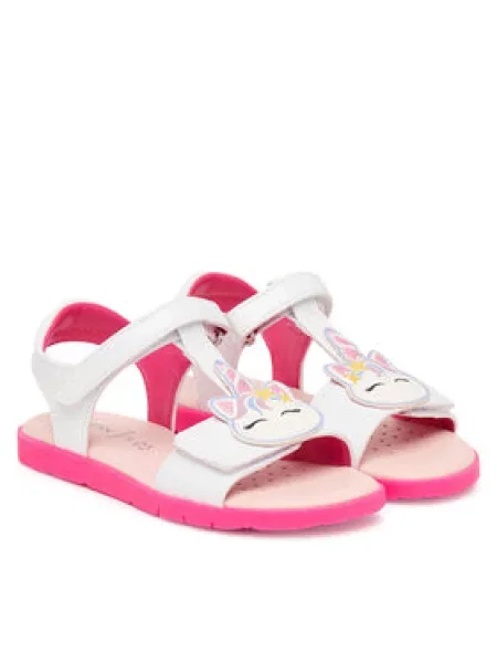 Basutės Geox J Sandal Joyfoot Gir M balta
