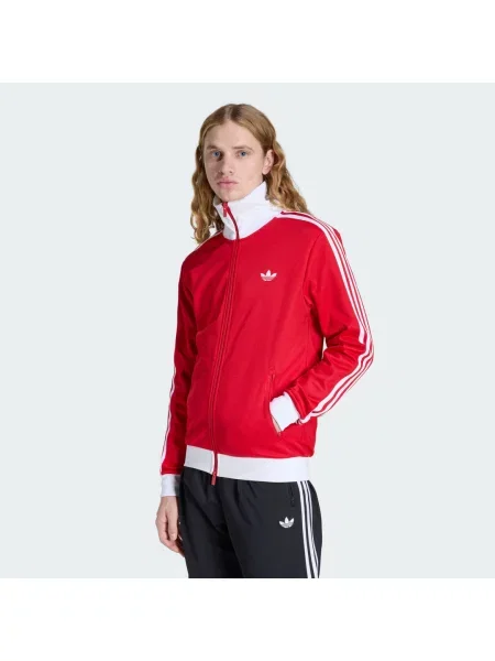 Klasická bunda Adidas bílá