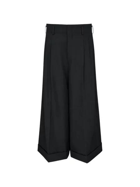 Pantaloni palazzo Comme Des Garçons negru