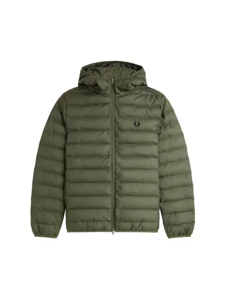 Kurtka Fred Perry z kapturem zielona