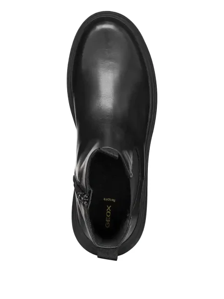 Botine chelsea Geox din piele negru