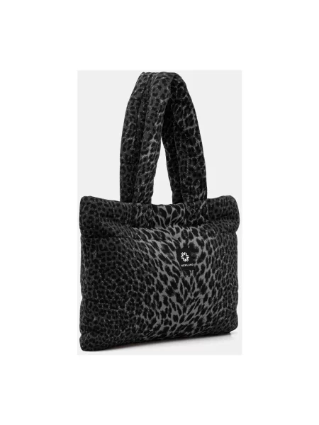 Newland torebka FLUFFY BAG szary czarna